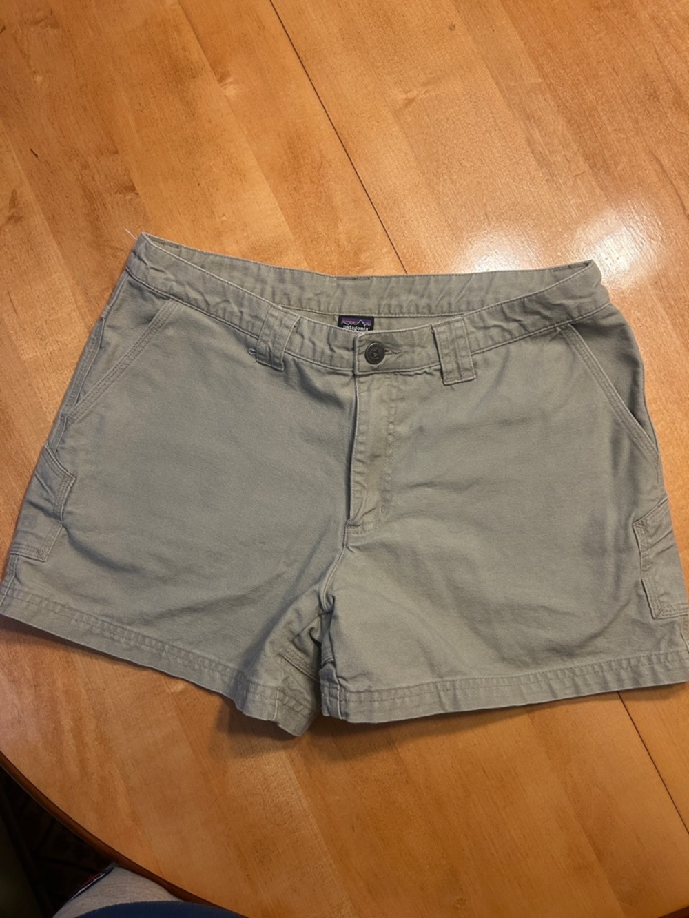 Patagonia Women's Light Gray Organic Cotton Shorts